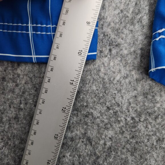 Billabong Board Shorts Mens 32 Waist Blue Plaid Surf Swim Trunks - Picture 4 of 7